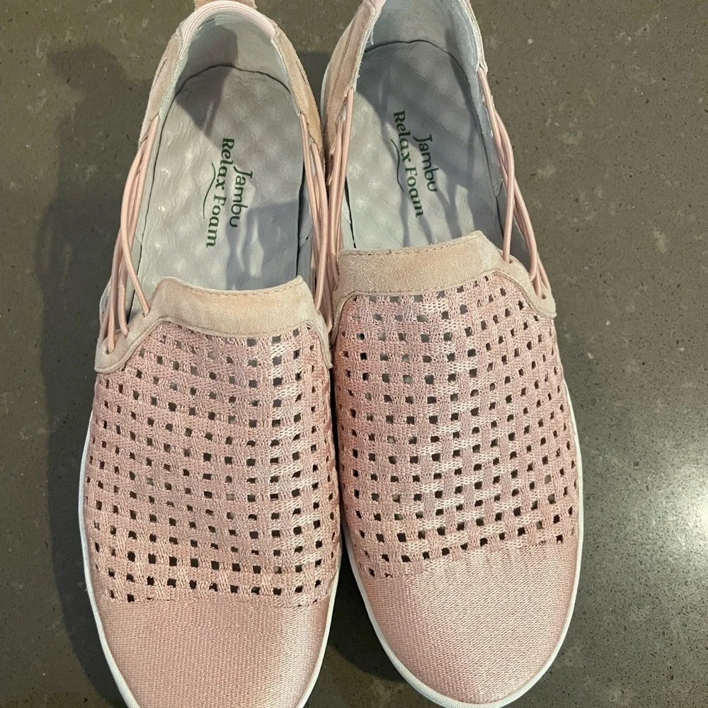 Women's Stylish Pink Mesh Sneakers by Jambu